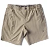 Outlet Vissla Alto 17" Boys Elastic Walkshort Dark Khaki