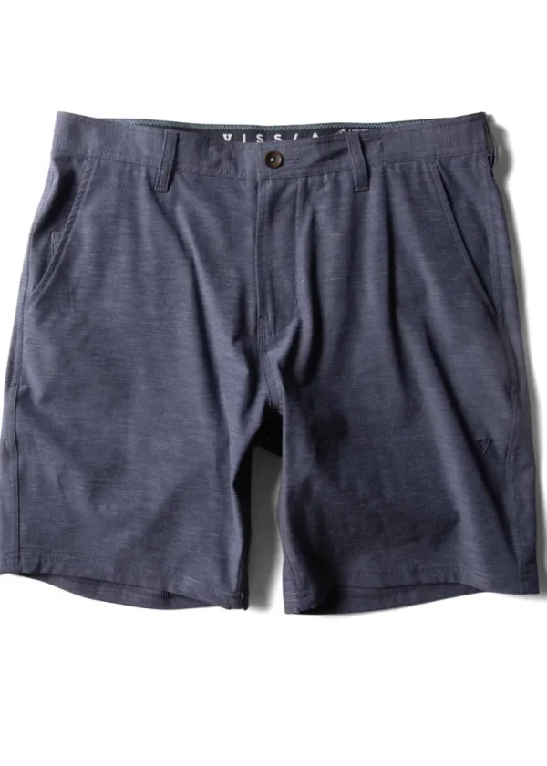 Sale Vissla Canyons Hybrid 17" Boys Walkshort Dark Naval