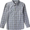 Online Vissla Central Coast Eco Long Sleeve Flannel DSH - Dusk Heather