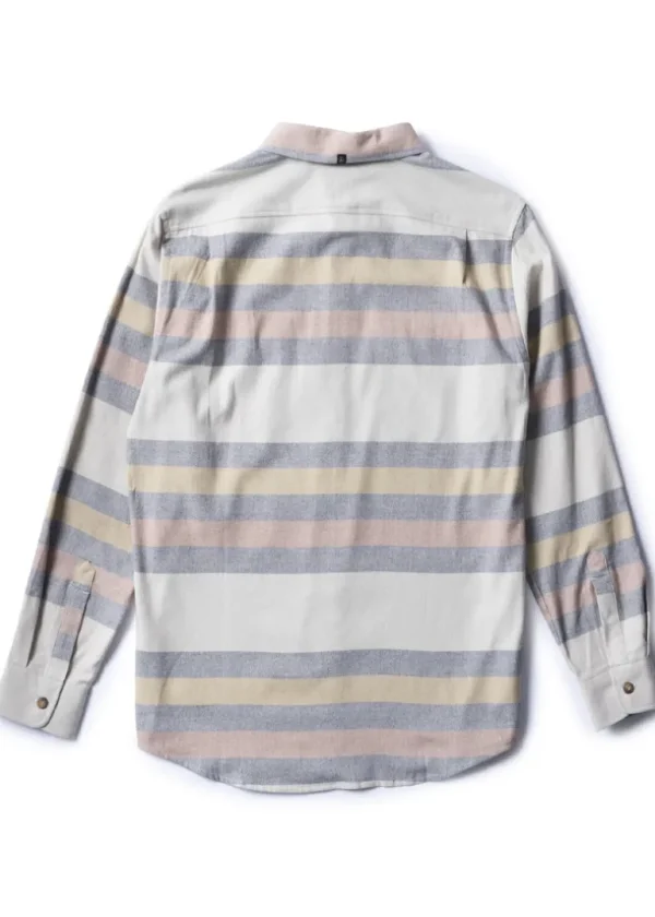 Cheap Vissla Central Coast Eco Long Sleeve Flannel Bone