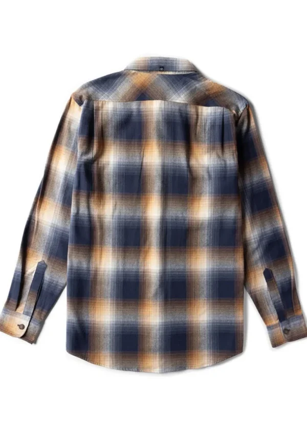 Discount Vissla Central Coast Eco Long Sleeve Flannel Dark Naval