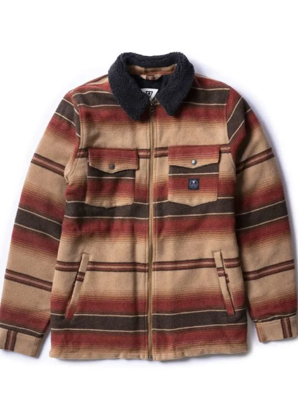 Discount Vissla Creators Buffalo Jacket Dark Sand