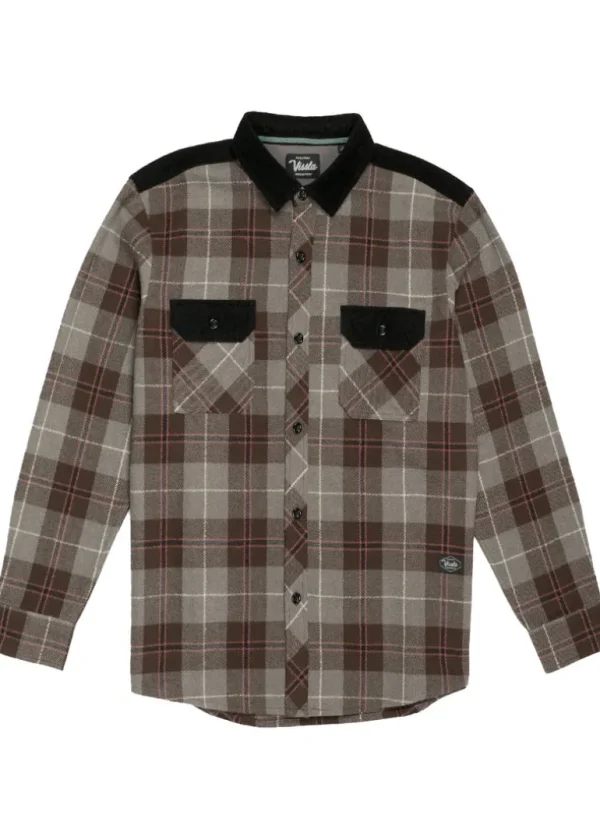 Fashion Vissla Creators Jack Eco Long Sleeve Flannel Java