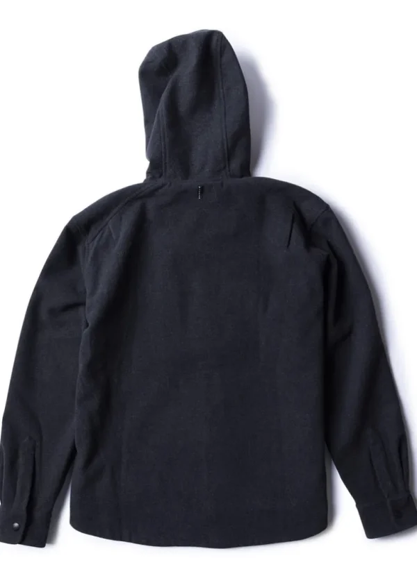 Best Sale Vissla Creators Northern Eco Wool Hooded Jacket Black Heather