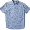 Flash Sale Vissla Da Vineyard Eco Short Sleeve Shirt Faded Denim