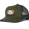 Fashion Vissla Daybreak Eco Trucker Hat Dark Olive