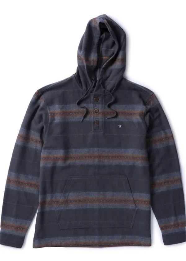 Shop Vissla Descanso Eco Hooded Popover Phantom