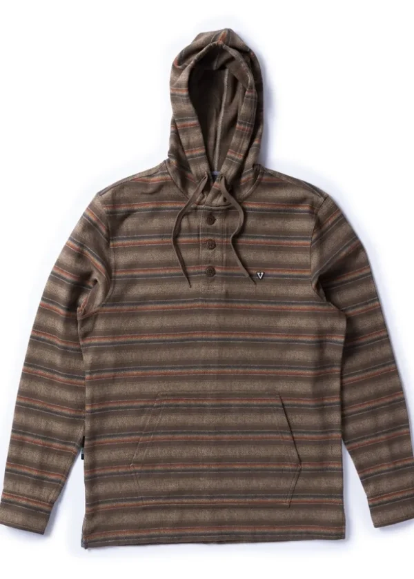 Best Vissla Descanso Eco Hooded Popover Dark Earth