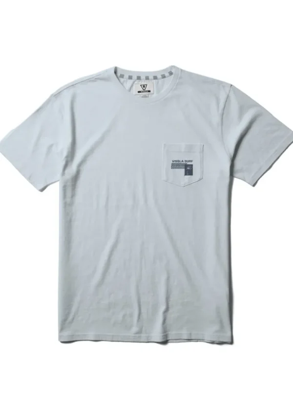 Cheap Vissla Diamond Haze Short Sleeve Pocket Tee Ice Pack