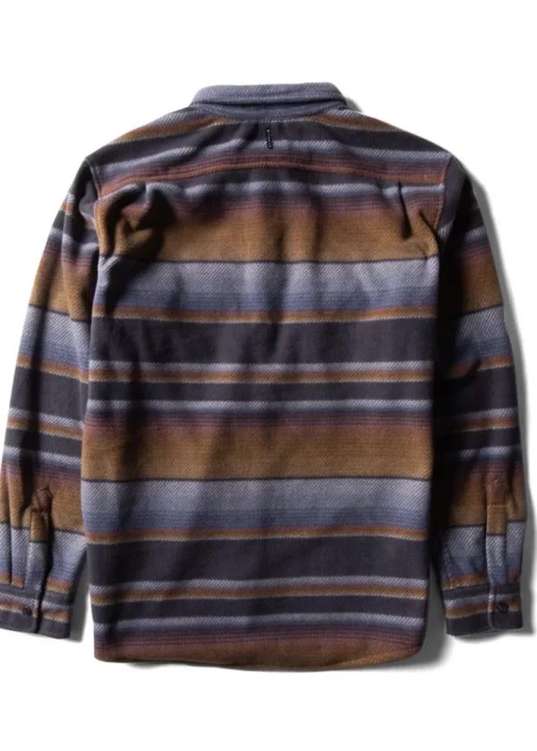 Best Vissla Eco-Zy Boys Long Sleeve Polar Flannel Phantom