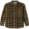 Cheap Vissla Eco-Zy Long Sleeve Polar Flannel Dark Olive