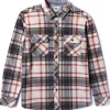 New Vissla Eco-Zy Long Sleeve Polar Flannel DUNE