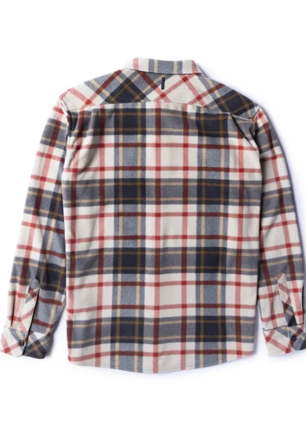 New Vissla Eco-Zy Long Sleeve Polar Flannel DUNE