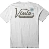 Best Vissla Emblem Short Sleeve Pocket Tee White