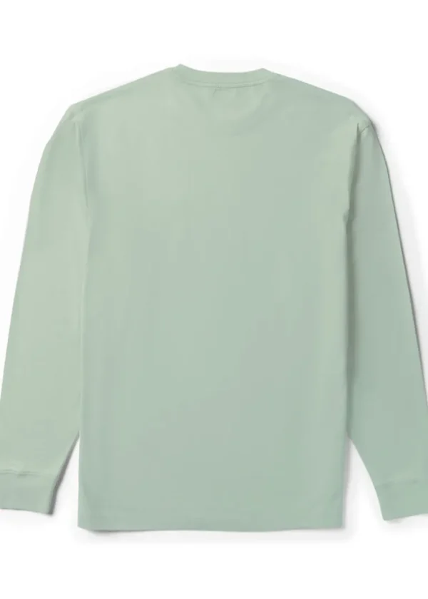 Cheap Vissla Established Premium Long Sleeve Pocket Tee Agave