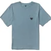 Best Vissla Established Premium Organic Pocket Tee Chambray