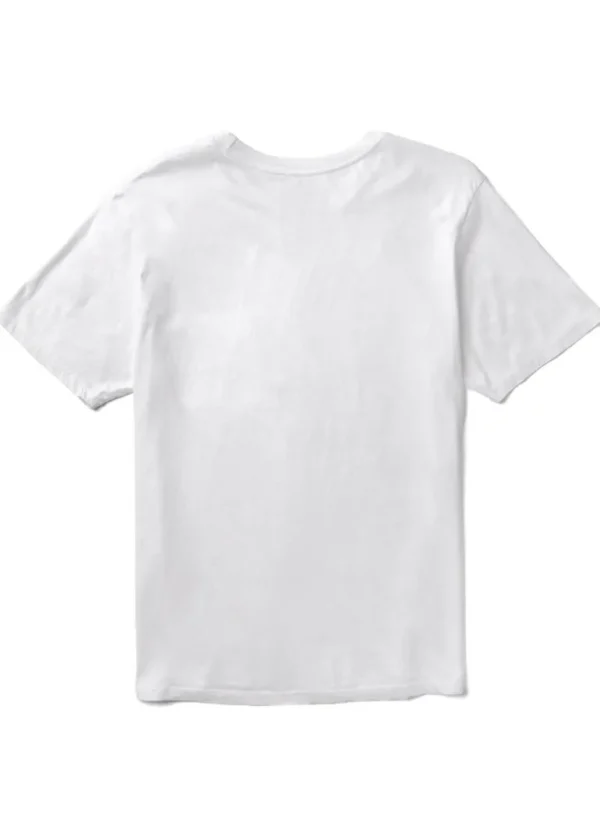 Discount Vissla Established Premium Organic Pocket Tee White