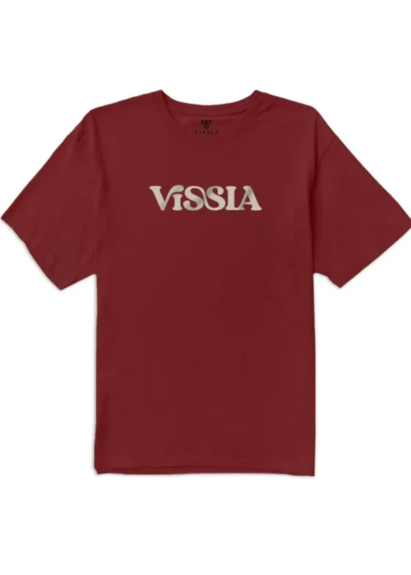 Best Vissla Flow Premium Organic Tee Fired Brick