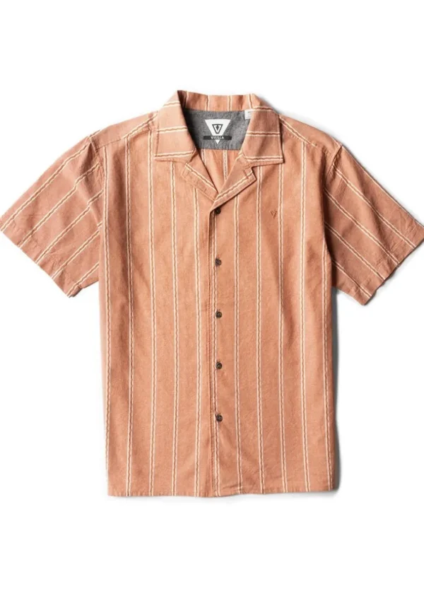 Best Sale Vissla Glider Dobby Eco Short Sleeve Shirt OXIDE