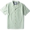 Hot Vissla Glider Dobby Eco Short Sleeve Shirt Camp Green