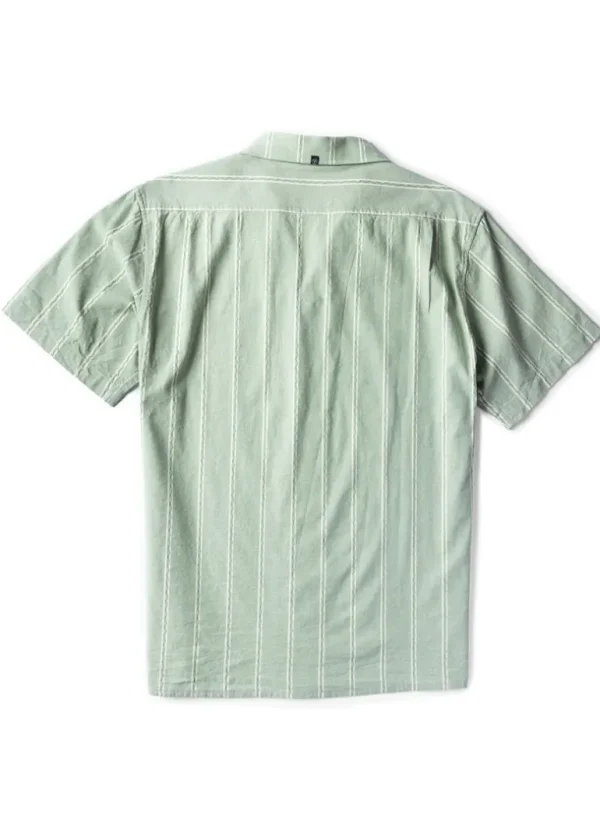 Hot Vissla Glider Dobby Eco Short Sleeve Shirt Camp Green