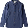 Sale Vissla Go To Long Sleeve Shirt Navy Heather