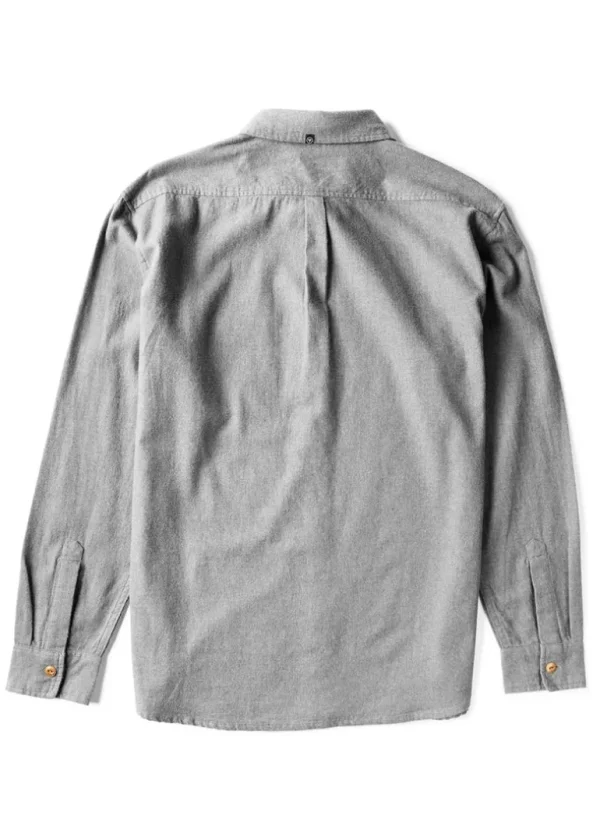 Best Vissla Go To Long Sleeve Shirt Light Grey Heather