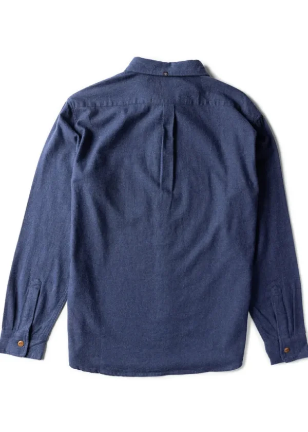 Sale Vissla Go To Long Sleeve Shirt Navy Heather