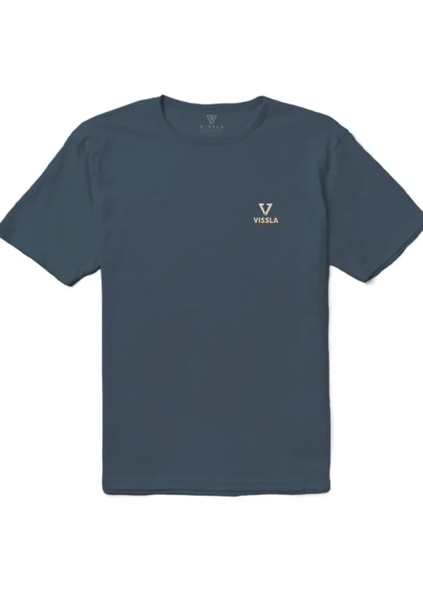 Best Sale Vissla Hardware Organic Tee Dark Denim