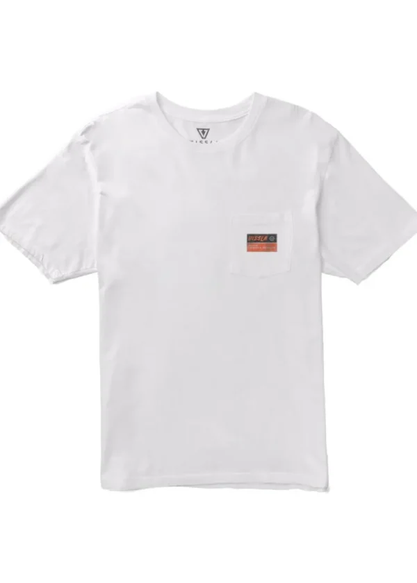 Clearance Vissla Heavy Duty Premium Pocket Tee White