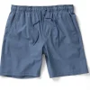 Best Sale Vissla Hemp No See Ums Eco 18" Elastic Hybrid Walkshort TIDAL BLUE