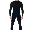 Hot Vissla High Seas II 4-3 Full Chest Zip Wetsuit Stealth