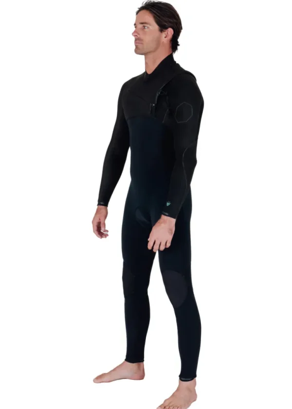 Hot Vissla High Seas II 4-3 Full Chest Zip Wetsuit Stealth