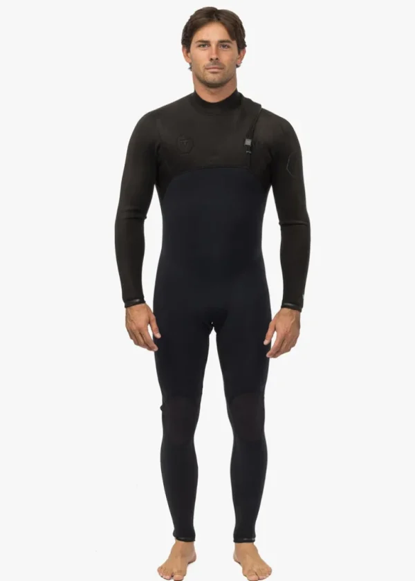 Cheap Vissla High Seas II 4-3 Full No Zip Wetsuit Stealth