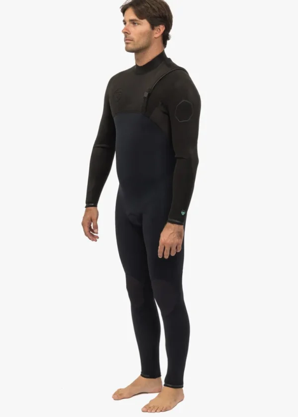 New Vissla High Seas II 3-2 Full No Zip Wetsuit Stealth