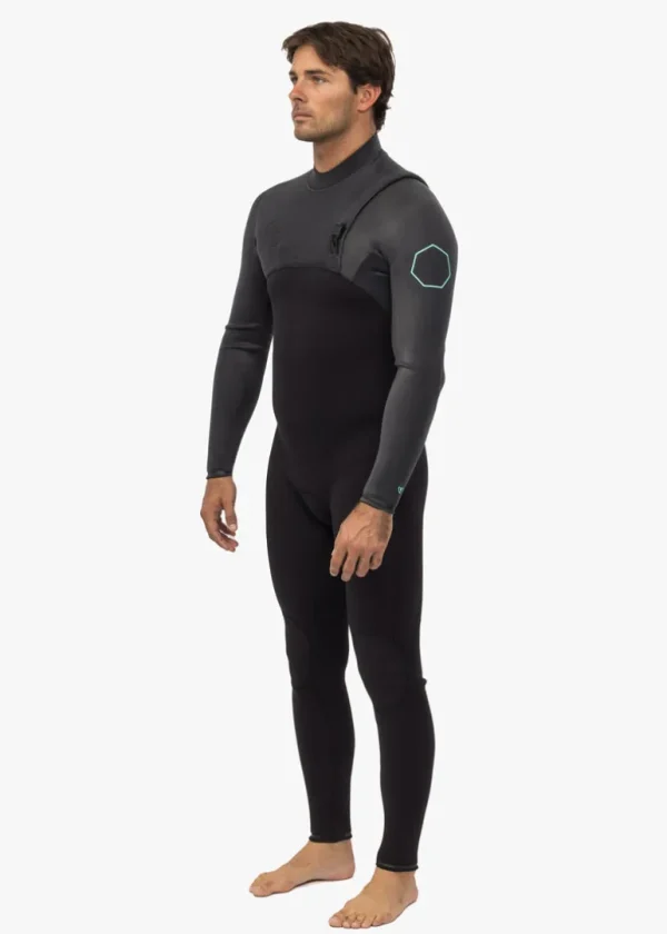 Hot Vissla High Seas II 3-2 Full No Zip Wetsuit Charcoal