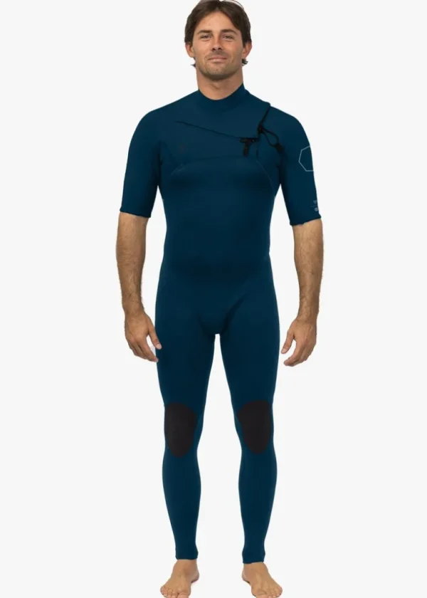 Clearance Vissla High Seas II 2-2 Short Sleeve Full Wetsuit Navy