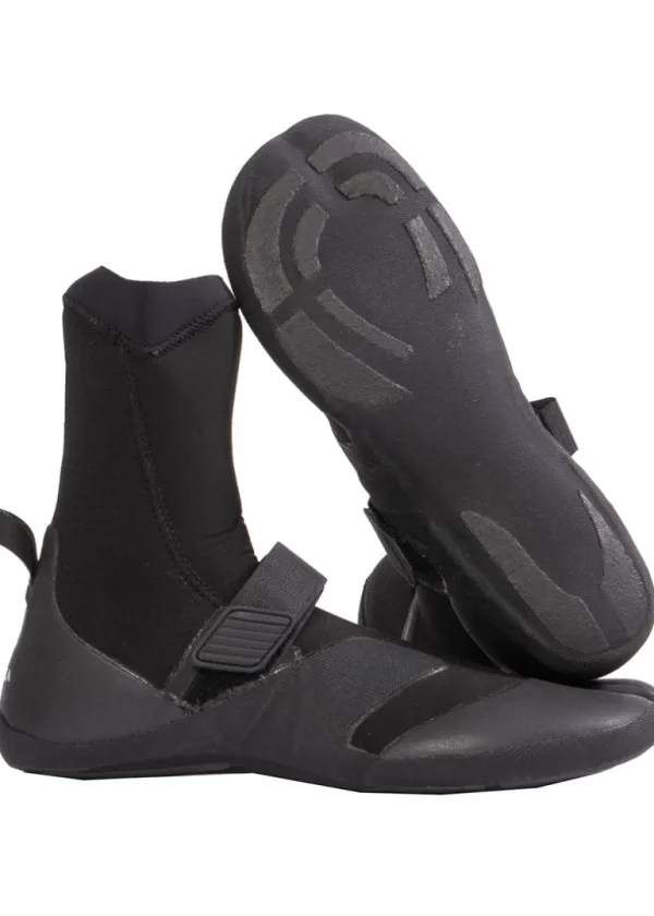 Shop Vissla High Seas II 3MM Split Toe Wetsuit Bootie Black