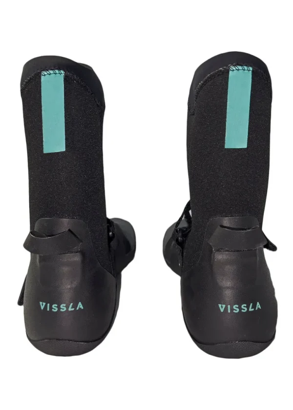 Shop Vissla High Seas II 3MM Split Toe Wetsuit Bootie Black