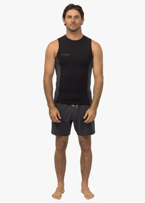 Cheap Vissla High Seas II 1Mm Wetsuit Vest Charcoal