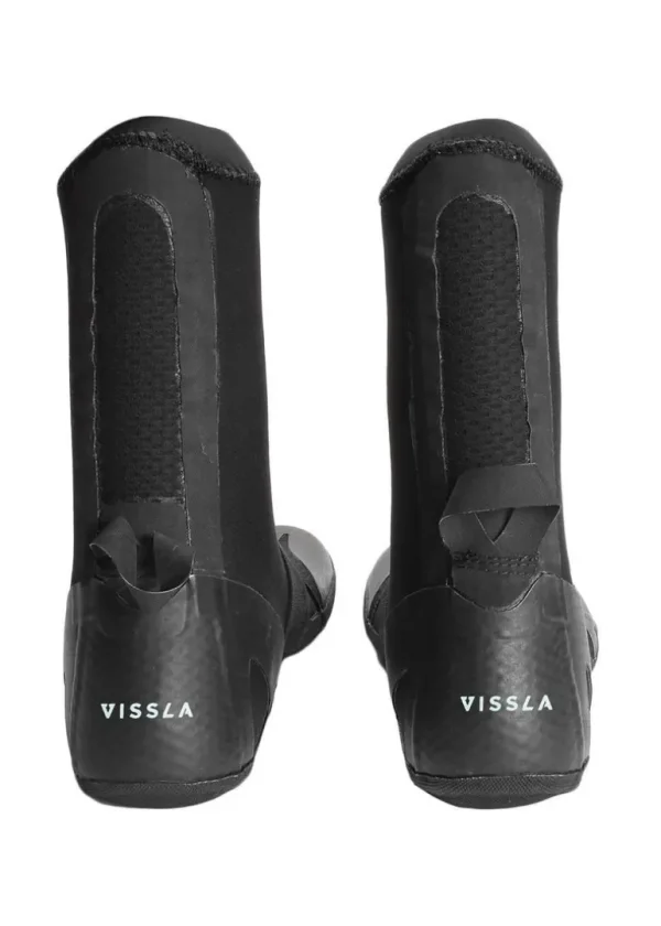 Hot Vissla High Seas 5Mm Round Toe Wetsuit Bootie Black