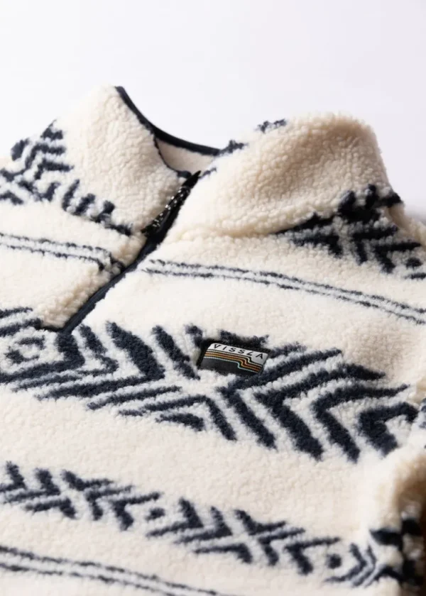 Best Sale Vissla Hiking Ice Sherpa Fleece Natural