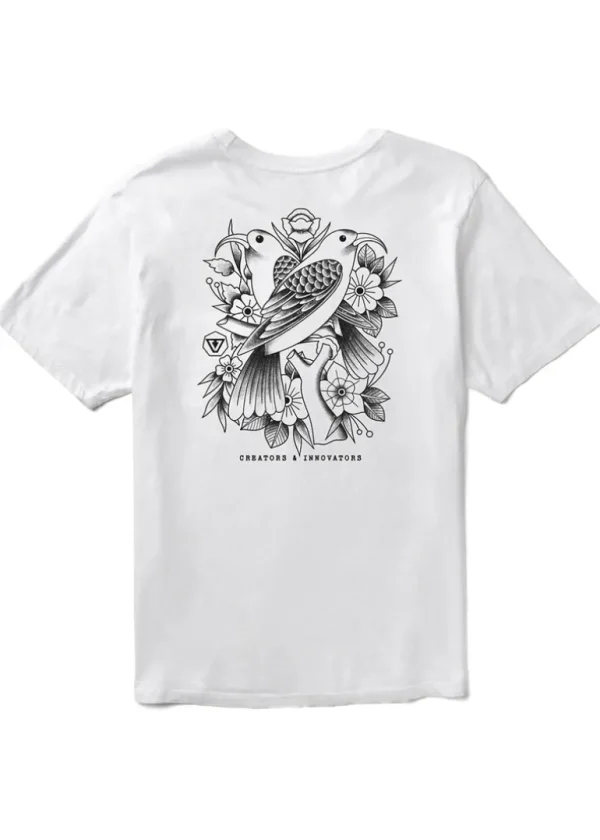 Clearance Vissla I'Iwi Premium Organic Pocket Tee White