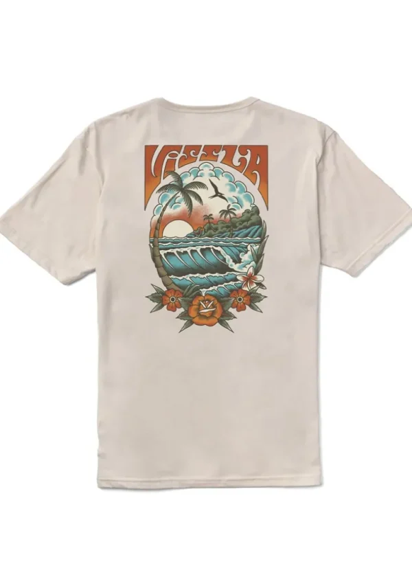 Cheap Vissla Inked Organic Tee Bone