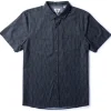 Hot Vissla Kelp Crawl Hybrid Eco Short Sleeve Shirt Black