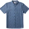 Hot Vissla Kelp Crawl Hybrid Eco Short Sleeve Shirt Night