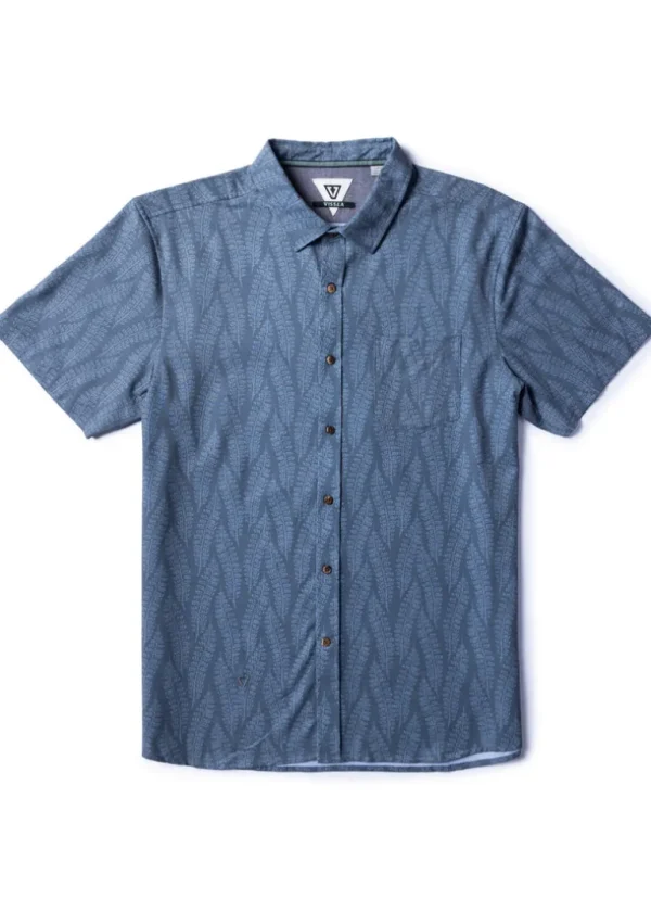 Hot Vissla Kelp Crawl Hybrid Eco Short Sleeve Shirt Night