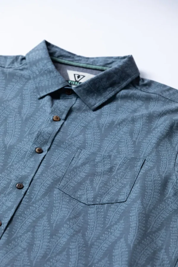 Hot Vissla Kelp Crawl Hybrid Eco Short Sleeve Shirt Night