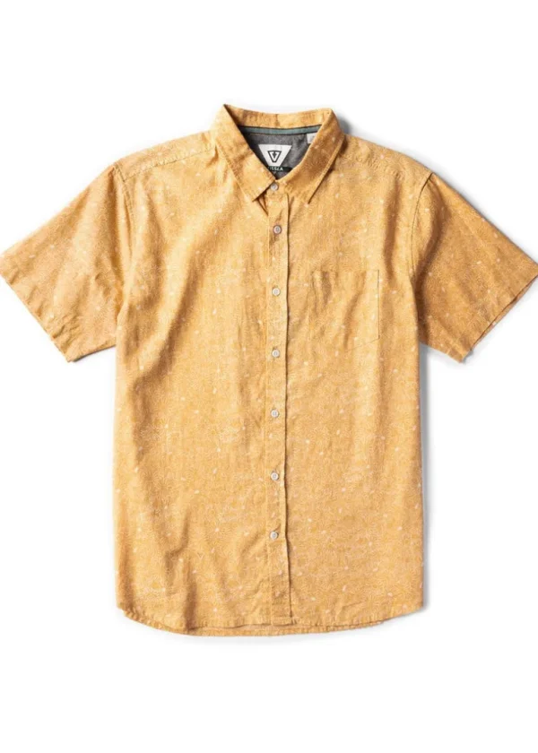 Hot Vissla Lazy Daisy Eco Short Sleeve Shirt Gold