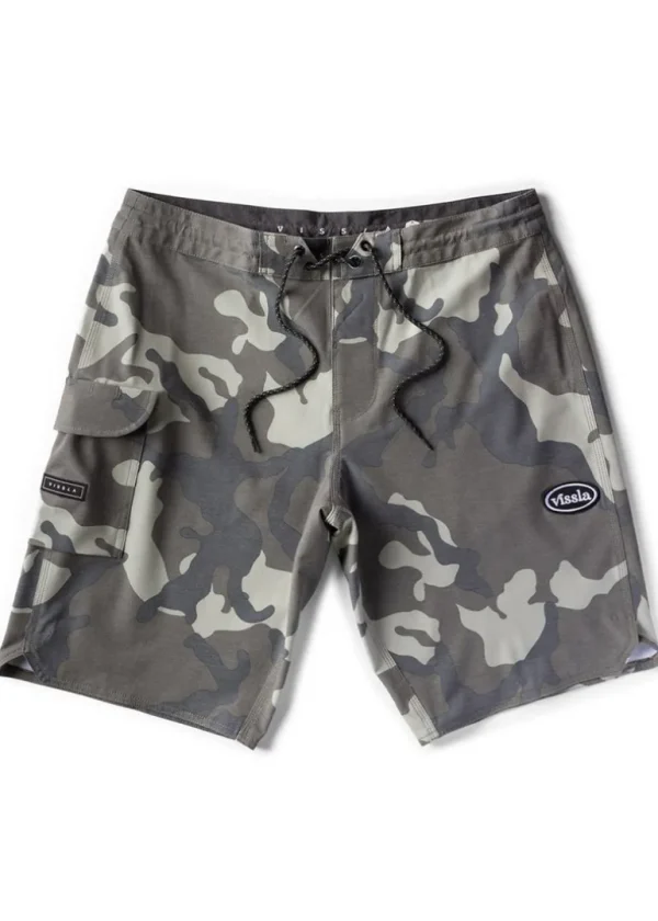 Cheap Vissla Long Sets 18" Boys Boardshort Camo